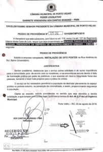 BAIRRO UNIVERSITÁRIO – Emdur instala pontos de iluminação a pedido da vereadora Ada Dantas BAIRRO UNIVERSITÁRIO – Emdur instala pontos de iluminação a pedido da vereadora Ada Dantas