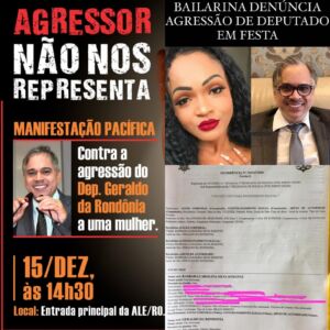 Vereadora Ada Dantas repudia agressão de deputado estadual contra dançarina Vereadora Ada Dantas repudia agressão de deputado estadual contra dançarina