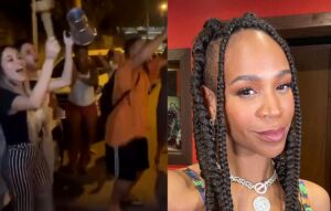 BBB21: Grupo pede expulsão de Karol Conká com panelaço na frente da Globo BBB21: Grupo pede expulsão de Karol Conká com panelaço na frente da Globo