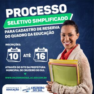 Prefeitura lança edital de processo seletivo para cargos na Educação Prefeitura lança edital de processo seletivo para cargos na Educação