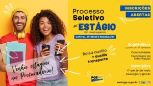Inscrições abertas para estágio na Procuradoria Geral do Estado Inscrições abertas para estágio na Procuradoria Geral do Estado