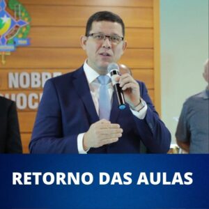 Governador anuncia retorno de aulas presenciais para 9 de agosto com opção de ensino remoto Governador anuncia retorno de aulas presenciais para 9 de agosto com opção de ensino remoto
