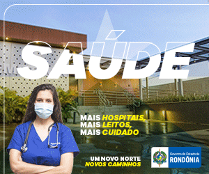Banner publicitário das ações do Governo de Rondônia