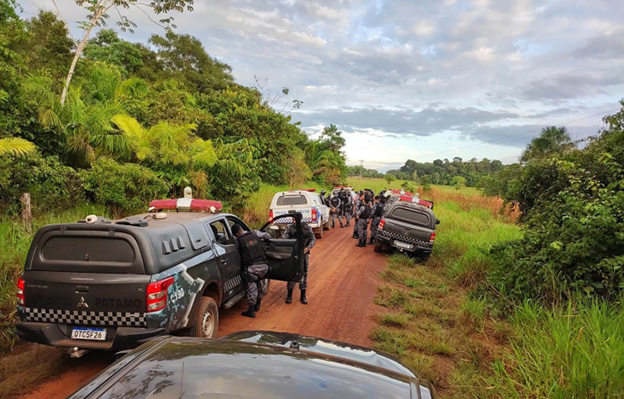 PM prende grupo ‘sem-terra’ que invadiu propriedade no interior de RO