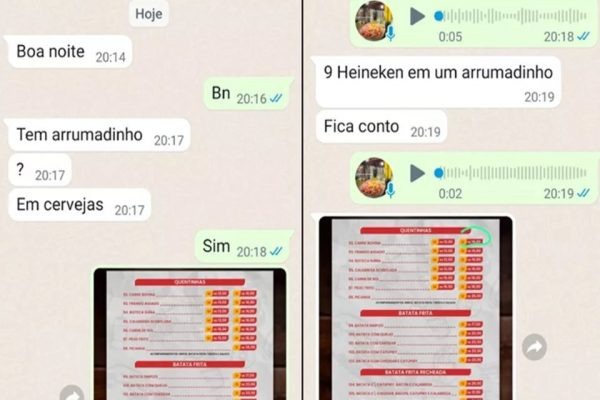 O homem que tentou dar golpe em uma pizzaria com um Pix falso usou a mesma artimanha para comprar cerveja em um outro estabelecimento.