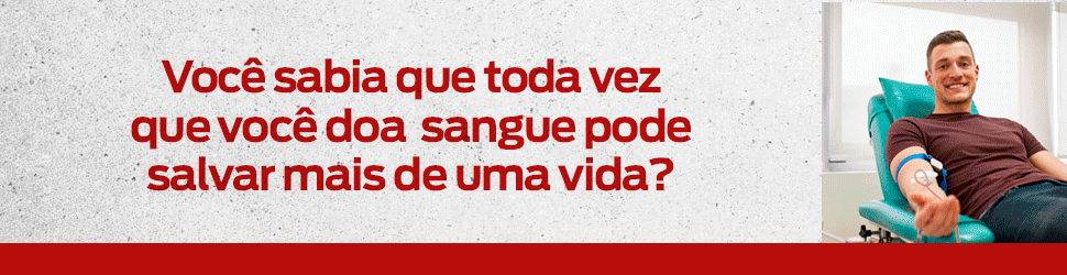 Peça publicitário do Governo de Rondônia sobre Doação de Sangue